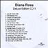 Diana Ross Diana Ross - Deluxe Edition CD-R acetate UK DIACRDI254693