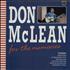 Don McLean For The Memories vinyl LP UK DNMLPFO576440
