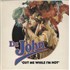 Dr John Cut Me While I'm Hot - Promo Stickered vinyl LP UK DRJLPCU869535