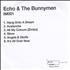 Echo & The Bunnymen Internet Only CD CD-R acetate UK ECHCRIN280542