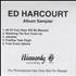 Ed Harcourt Album Sampler CD-R acetate UK EDTCRAL243091
