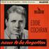 Eddie Cochran Never To Be Forgotten EP - VG- 7