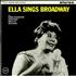 Ella Fitzgerald Ella Sings Broadway vinyl LP UK EFZLPEL410591