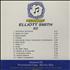 Elliott Smith XO CD-R acetate US ELTCRXO208664