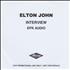 Elton John Interview EPK Audio CD-R acetate UK JOHCRIN646337