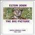 Elton John The Big Picture - North America Tour Fall 1997 Itinerary US JOHITTH427258