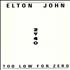 Elton John Too Low For Zero book UK JOHBKTO497395