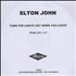 Elton John Turn The Lights Out When You Leave CD-R acetate UK JOHCRTU377539