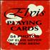 Elvis Presley Playing Cards memorabilia US ELVMMPL386881