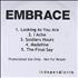 Embrace Looking As You Are CD-R acetate UK EMBCRLO324242