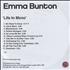 Emma Bunton Life In Mono CD-R acetate UK EBUCRLI469034