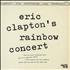 Eric Clapton Eric Clapton's Rainbow Concert vinyl LP German CLPLPER108968
