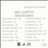 Eric Clapton From The Cradle CD album US CLPCDFR69815