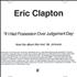 Eric Clapton If I Had Possession Over Judgement Day CD-R acetate US CLPCRIF287282