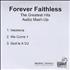 Faithless Forever Faithless - The Greatest Hits Audio Mash-Up CD-R acetate UK FTLCRFO323992