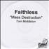 Faithless Mass Destruction CD-R acetate UK FTLCRMA290388