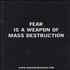 Faithless Mass Destruction DVD Single US FTLDSMA305755