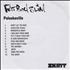 Fatboy Slim Palookaville CD-R acetate UK FBSCRPA305386
