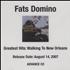 Fats Domino Greatest Hits - Walking To New Orleans - Promo CD-R acetate US FTDCRGR440871