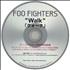 Foo Fighters Walk CD-R acetate Japanese FOOCRWA577696