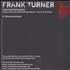 Frank Turner Photosynthesis CD-R acetate UK FD7CRPH494421