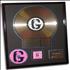 Garbage Garbage - Gold Award award disc US GBGAWGA338609