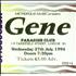 Gene Three Concert Ticket Stubs concert ticket UK G-ETITH413842