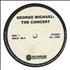 George Michael George Michael: The Concert 2-LP vinyl set US GEO2LGE373785