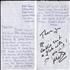 Glen Matlock Handwritten Glen Matlock Letter memorabilia UK GMKMMHA369352