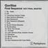 Gorillaz Final Sequence - Not Final Master CD-R acetate UK GLZCRFI205490