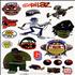 Gorillaz Sticker Sheet - 17 stickers memorabilia UK GLZMMST208452