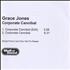 Grace Jones Corporal Cannibal CD-R acetate UK GJOCRCO452756