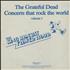 Grateful Dead The King Biscuit Flower Hour Volume 1 vinyl LP US GRDLPTH686479