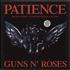 Guns N Roses Patience - Warning Sticker 12 UNITED KINGDOM GNR12PA38852