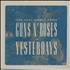 Guns N Roses Yesterdays CD single US GNRC5YE10196