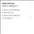 Gwen Stefani What You Waiting For? CD-R acetate UK GWSCRWH309132