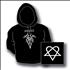 H.i.m (His Infernal Majesty) Tribal Black Hoodie - Medium clothing UK HMIMCTR395815