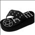 H.i.m (His Infernal Majesty) Womens Logo Sandals - Small clothing UK HMIMCWO363096