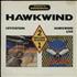 Hawkwind Levitation & Hawkwind Live 2-LP vinyl set UK HWK2LLE681124