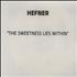 Hefner The Sweetness Lies Within CD-R acetate UK HFNCRTH367284