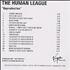 Human League Reproduction CD-R acetate UK HUMCRRE233439