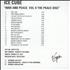 Ice Cube War And Peace. Vol II The Peace Disc CD-R acetate UK ICCCRWA511474