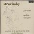 Igor Stravinsky Pulcinella / Apollon Musagete vinyl LP UK S0ULPPU764510
