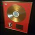 Inxs Kick - Gold BPI award disc UK INXAWKI705982
