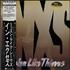 Inxs Listen Like Thieves + Poster EX Rental vinyl LP Japanese INXLPLI599479
