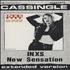 Inxs New Sensation cassette single UK INXCMNE274765