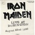 Iron Maiden Live At Donington - EX 3-LP vinyl set UK