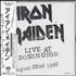 Iron Maiden Live At Donington 2-CD album set Japanese IRO2CLI134351