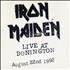 Iron Maiden Live At Donington 2-CD album set UK IRO2CLI25161