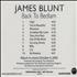 James Blunt Back To Bedlam CD album US BU1CDBA354015
